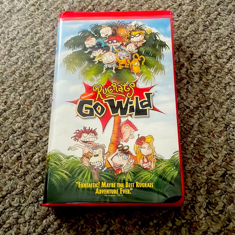 Rugrats go wild VHS